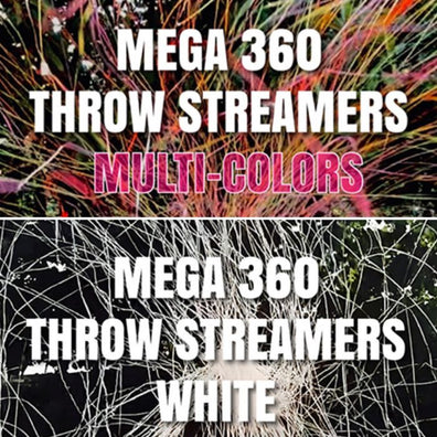 MEGA 360 Throw Streamers WHITE by Alan Wong - Trick